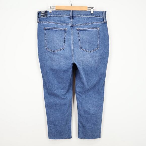 NWT J.Crew Factory Essential Straight Jean All-Day Stretch Running Lake Wash 35 - Picture 5 of 13
